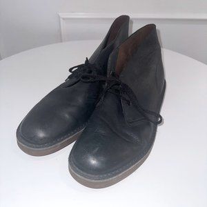 Clarks Black Leather Chukkas Size 11 M